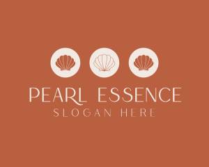 Beauty Cosmetics Seashell logo design