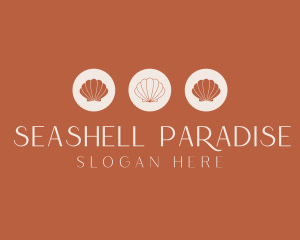 Beauty Cosmetics Seashell logo design