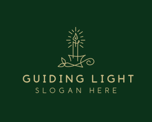 Lighting Candle Decor logo design