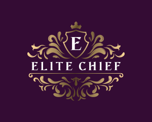 Elite Shield Crest logo design