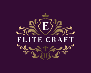 Elite Shield Crest logo design