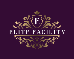 Elite Shield Crest logo design