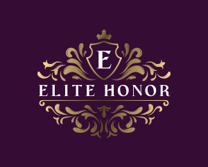 Elite Shield Crest logo design