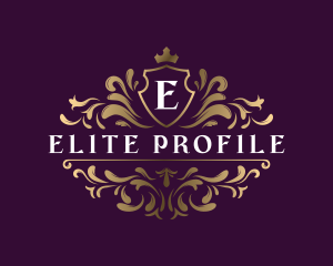 Elite Shield Crest logo design