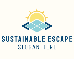 Solar Sustainable Energy  logo design