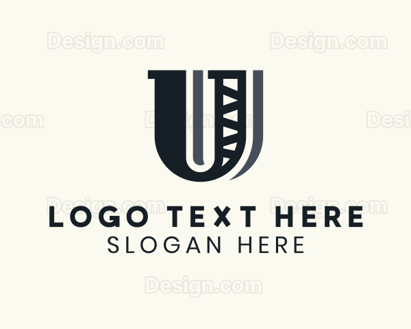 Business Geometric Letter U Logo