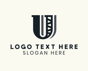 Business Geometric Letter U logo