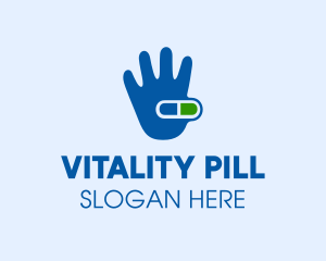 Medicine Pill Hand  logo
