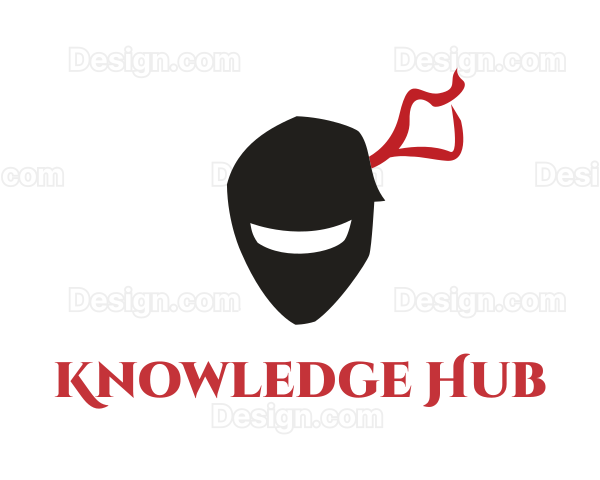 Ninja Mask Head Logo