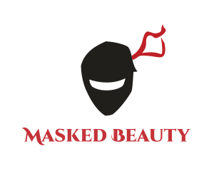 Ninja Mask Head logo design