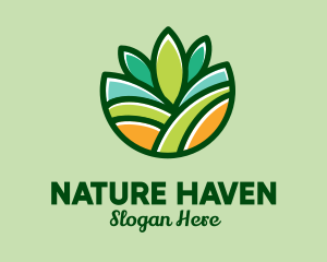 Nature Garden Farm logo design