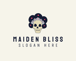 Flower Skull Maiden  logo