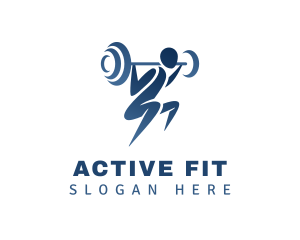 Weightlifting Fitness Workout logo design