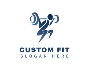 Weightlifting Fitness Workout logo design