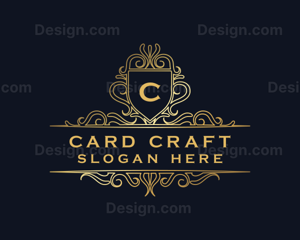 Luxury Elegant Shield Logo