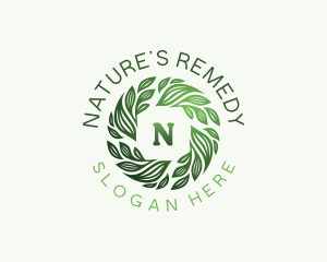 Nature Leaf Therapy logo design