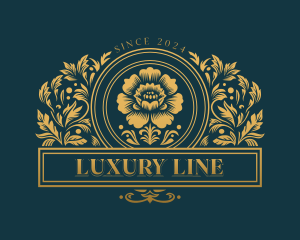 Rose Luxury Florist logo design