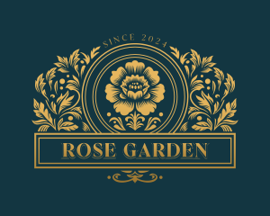 Rose Luxury Florist logo design