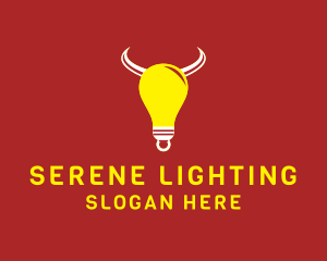 Bull Light Bulb logo