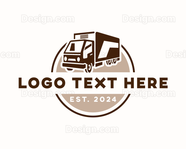 Logistics Delivery Truck Logo