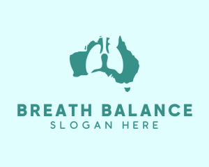 Australia Medical Lung logo design