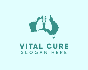 Australia Medical Lung logo design