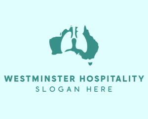 Australia Medical Lung logo design