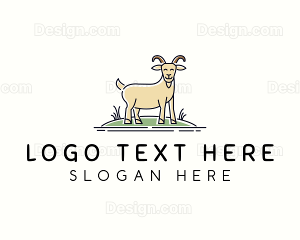 Goat Ram Sheep Logo