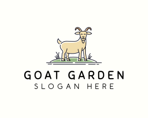 Goat Ram Sheep logo design