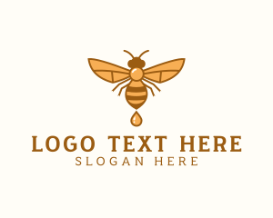 Bee Nectar Droplet logo
