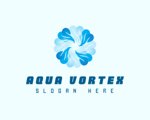 Wind Power Vortex logo design