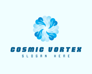 Wind Power Vortex logo design