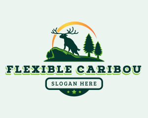 Wild Elk Deer logo