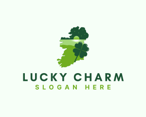 Ireland Shamrock Tourism logo design