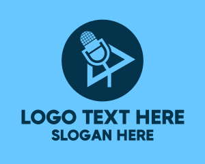 Podcast - Podcast Streaming Application logo design