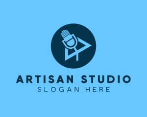 Podcast Streaming Application logo design