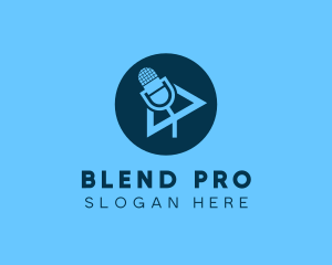 Podcast Streaming Application logo design