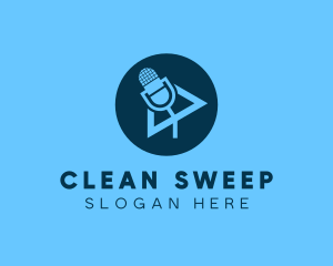 Podcast Streaming Application logo design