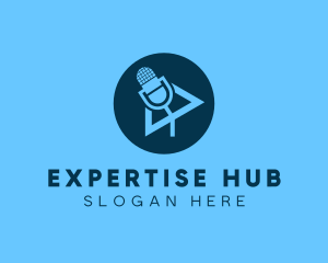 Podcast Streaming Application logo design