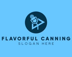 Podcast Streaming Application logo design