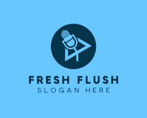 Podcast Streaming Application logo design