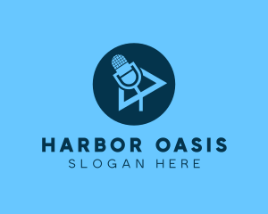 Podcast Streaming Application logo design