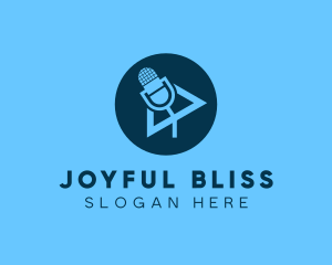 Podcast Streaming Application logo design