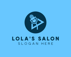 Podcast Streaming Application logo design