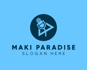 Podcast Streaming Application logo design