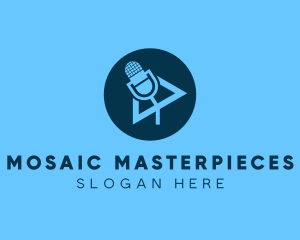 Podcast Streaming Application logo design