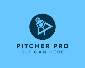 Podcast Streaming Application logo design