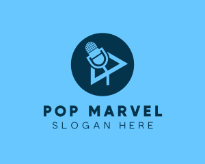 Podcast Streaming Application logo design