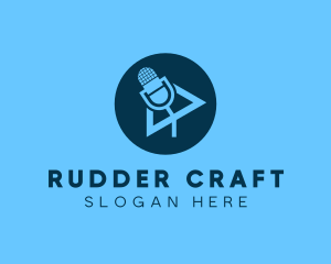 Podcast Streaming Application logo design