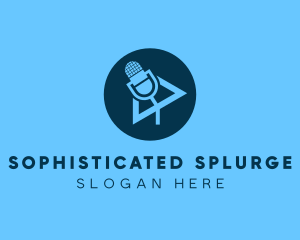 Podcast Streaming Application logo design